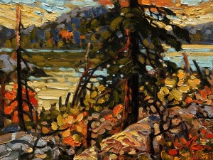 SOLD "Columbia, Kootenay Autumn" by Rod Charlesworth 9 x 12 - oil $845 Unframed $1050 in show frame