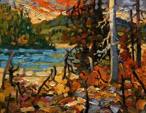 SOLD "Waskesiu, October" by Rod Charlesworth 8 x 10 - oil $700 Unframed $880 in show frame