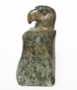 "Poised to Hunt," by Marilyn Armitage 17" (H) x 9" (L) x 5" (W) - Soapstone $1750