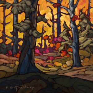 SOLD "111 Mile Woodland," by Phil Buytendorp 10 x 10 - oil $645 Unframed