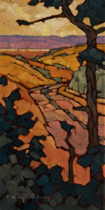 SOLD
"As the Trail Goes," by Phil Buytendorp
6 x 12 – oil
$560 Unframed
$735 Custom framed