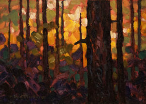 "Autumn Light," by Phil Buytendorp 5 x 7 - oil $550 Unframed