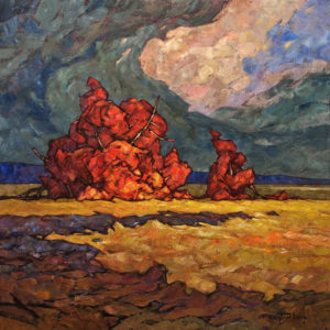 SOLD
"Burning Bush," by Phil Buytendorp
24 x 24 – oil
$1870 Unframed