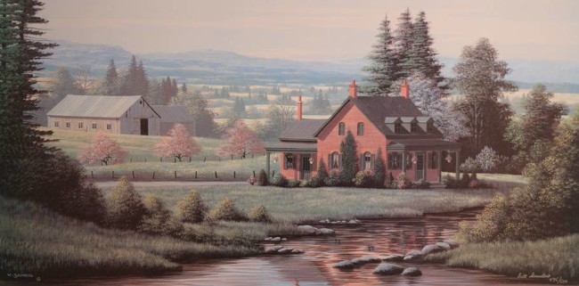"Country Brook" 16 x 32 limited edition print $215 Unframed