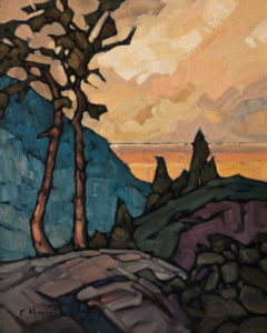 SOLD "Over the Lake," by Phil Buytendorp 8 x 10 - oil $625 Unframed