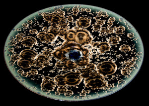 SOLD
Wall-hang bowl (BB-3264) by Bill Boyd
crystalline-glaze ceramic – 19 1/2"
$950