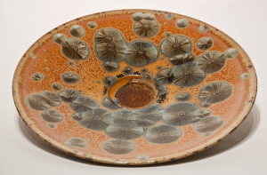 SOLD
Wall-hang bowl (BB-3477) by Bill Boyd
crystalline-glaze ceramic – 15 1/2"
$500