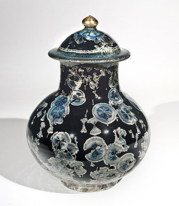 SOLD
Lidded vessel (BB-3772) by Bill Boyd
crystalline-glaze ceramic – 11" (H) x 7 1/2" (W)
$550