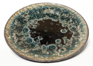 SOLD
Wall-hang bowl (BB-4057) by Bill Boyd
crystalline-glaze ceramic – 20 1/2" (W)
$1100