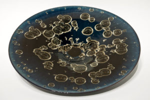 SOLD
Wall-hang bowl (BB-4058) by Bill Boyd
crystalline-glaze ceramic – 19" (W)
$950