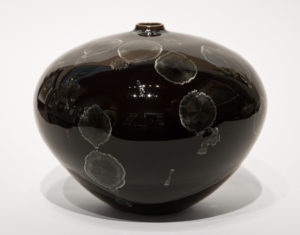 SOLD Vase (BB-4063) by Bill Boyd crystalline-glaze ceramic - 5 1/2" (H) x 7" (W) $275