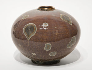 SOLD Vase (BB-4065) by Bill Boyd crystalline-glaze ceramic - 5" (H) x 6" (W) $225