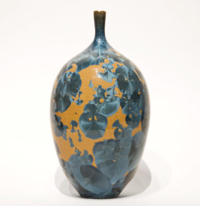 SOLD
Bottle (BB-4066) by Bill Boyd
crystalline-glaze ceramic – 8" (H) x 4 1/2" (W)
$250