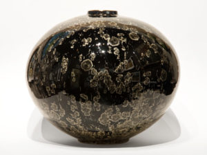 SOLD Vase (BB-4074) by Bill Boyd crystalline-glaze ceramic - 11 1/2" (H) x 13" (W) $1350