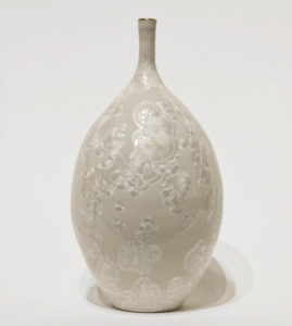 SOLD Bottle (BB-4161) by Bill Boyd crystalline-glaze ceramic - 8" (H) x 4" (W) $225