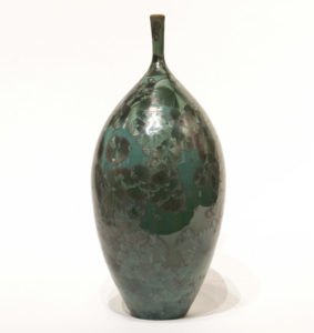 SOLD
Bottle (BB-4164) by Bill Boyd
crystalline-glaze ceramic – 13 1/2" (H) x 6" (W)
$550