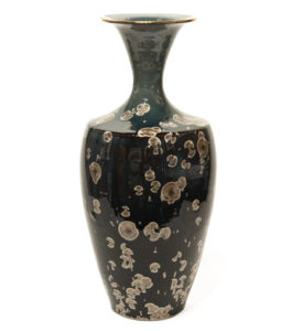 SOLD Vase (BB-4222) by Bill Boyd crystalline-glaze ceramic - 15" (H) x 7" (W) $800
