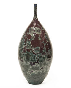 SOLD Bottle (BB-4223) by Bill Boyd crystalline-glaze ceramic - 16" (H) x 7" (W) $750