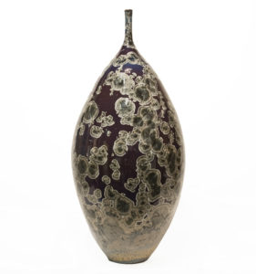 SOLD Bottle (BB-4224) by Bill Boyd crystalline-glaze ceramic - 22" (H) x 10" (W) $1800