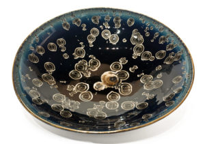 SOLD Bowl (BB-4231) by Bill Boyd crystalline-glaze ceramic - 20" (W) $1100