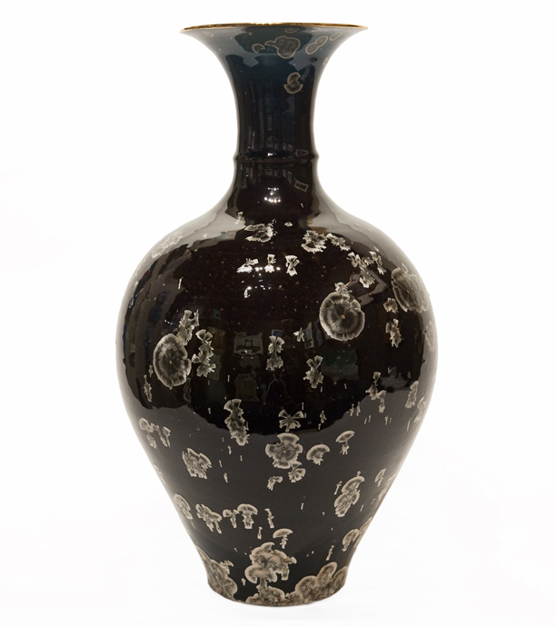 Vase (BB-4234) by Bill Boyd crystalline-glaze ceramic - 16 1/2" (H) x 9" (W) $1100