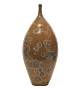 SOLD Bottle (BB-4243) by Bill Boyd crystalline-glaze ceramic - 12" (H) x 5 1/2" (W) $400