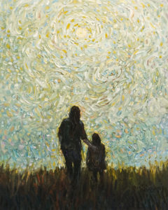 SOLD "Healing," by Steve Coffey 16 x 20 - oil $1585 Unframed