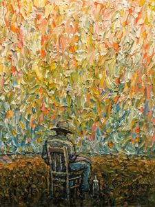 SOLD "The Rest - End of Day," by Steve Coffey 12 x 16 - oil $1230 Unframed