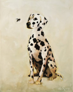 "I Spotted You First," by Adrian deRooy 24 x 30 $1760 (thick canvas wrap)
