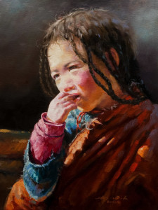  SOLD
"A Learning Moment," by Donna Zhang
12 x 16 – oil
$1620 Unframed
$1975 Custom framed