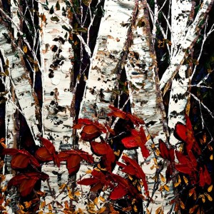  SOLD
"Mingled with Maple"
 by Maya Eventov
30 x 30 – acrylic
$2535 Unframed