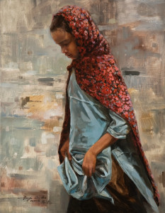  SOLD
"On Her Way," by Donna Zhang
14 x 18 – oil
$2060 Unframed