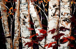SOLD
"Through the Foliage"
 by Maya Eventov
20 x 30 – acrylic
$1710 Unframed