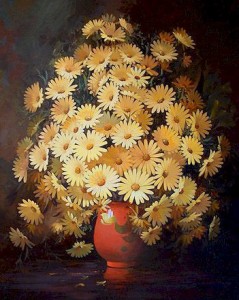 SOLD
"Yellow Daisies"
by Victor Santos
24 x 30 – oil
$4530 Framed