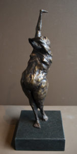 "The Scar," by Michael Hermesh bronze sculpture - 19 1/2" (H) (including base) Edition of 12 $4700
