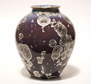 SOLD Vase (BB-3545) by Bill Boyd crystalline-glaze ceramic - 6 1/2" x 5 1/2" $235