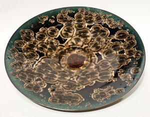SOLD
Wall-hang bowl (BB-3921) by Bill Boyd
crystalline-glaze ceramic – 19 1/2" (W)
$950