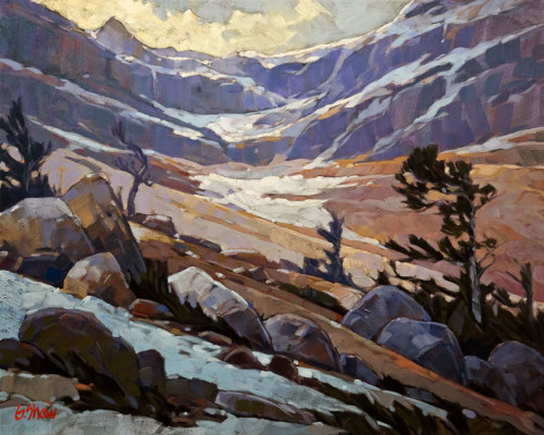 "High Country Bowl," by Graeme Shaw 24 x 30 - oil $2350 Unframed