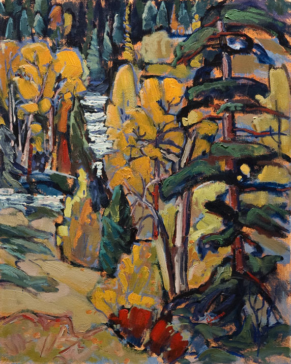 SOLD "The Gateway to the Monashee Mountains (Lumby)," by Ed Loenen 16 x 20 - oil $1200 Unframed