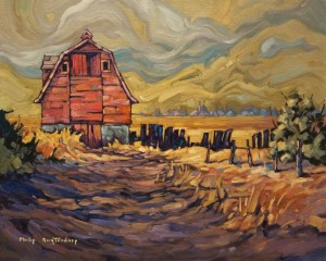  SOLD
"Red Barn," by Phil Buytendorp
16 x 20 – oil
$1475 Unframed