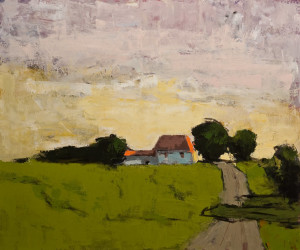 SOLD "Chemin Gendron No. 2," by Robert P. Roy 30 x 36 - acrylic $1900 Unframed