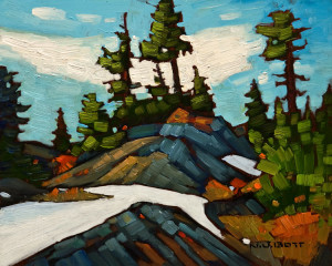 SOLD "On the Summit" by Nicholas Bott 8 x 10 - oil $1040 Unframed $1240 in show frame