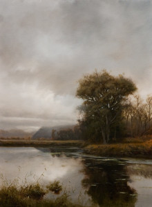 SOLD "Northern View - Grant Narrows," by Renato Muccillo 11 x 15 - oil on mounted panel $2670 in show frame