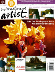Ray Ward Grand Prize International Artist Magazine's landscape competition Spring 2012 Cover