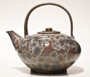 SOLD Teapot (BB-3376) by Bill Boyd crystalline-glaze ceramic - 9" (H) $500