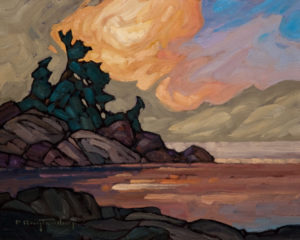 SOLD "Distant Sculpture," by Phil Buytendorp 8 x 10 - oil $520 Unframed $700 in show frame