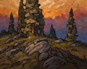 SOLD "Exposed Cambrian," by Phil Buytendorp 8 x 10 - oil $520 Unframed $700 in show frame