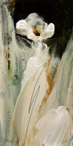SOLD "Free Spirit," by Susan Flaig 6 x 12 - acrylic/graphite $380 Unframed $620 in show frame