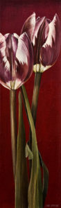 SOLD "Refined Lines A," by Linda Thompson 6 x 20 - acrylic $320 (thick canvas wrap without frame)
