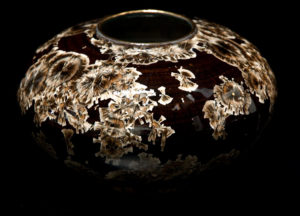 SOLD Vase (BB-3228) by Bill Boyd crystalline-glaze ceramic - 4 3/4" x 7 3/4" $325